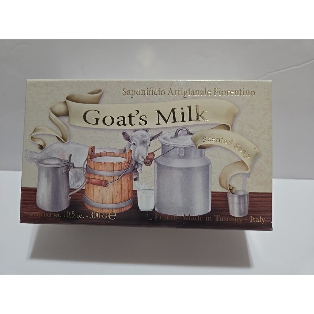 Saponificio Goat’s Milk Scented Bar Soap 10.5 oz Italy Made